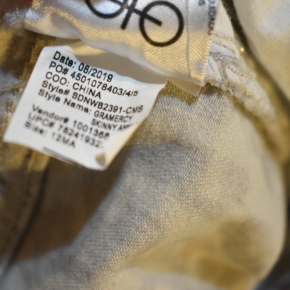 Woman’s Nine West slim fit Printed Gramercy Ankle Jeans size 12 - Picture 16 of 16